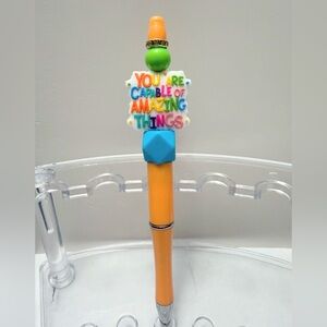 Beaded Inspirational Pen